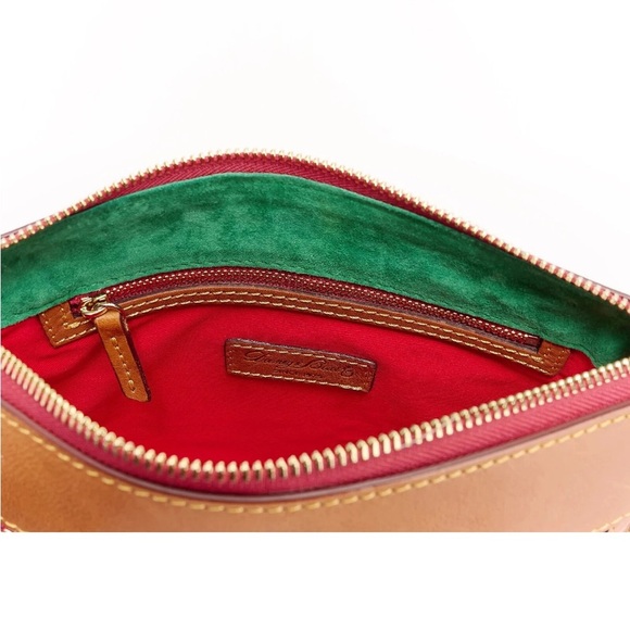 Dooney & Bourke Florentine Leather Allison Crossbody Bag Purse Black - Picture 3 of 10